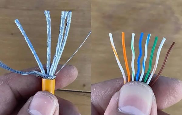 网线怎么做_网线水晶头接法和线序